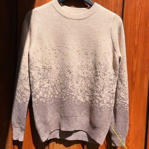 H&M|Baby Pink Pullover with Pink Glitter Ombré